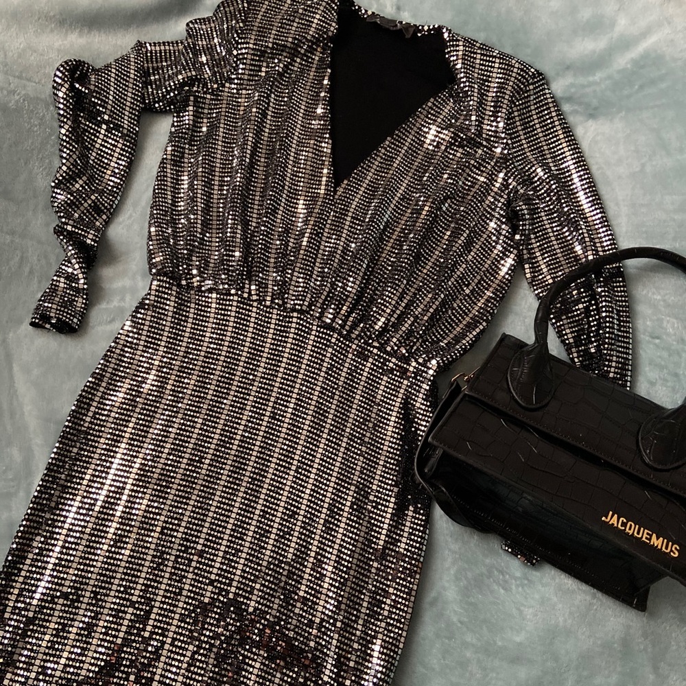 Balmain Paris inspired  sequin dress eye catcher